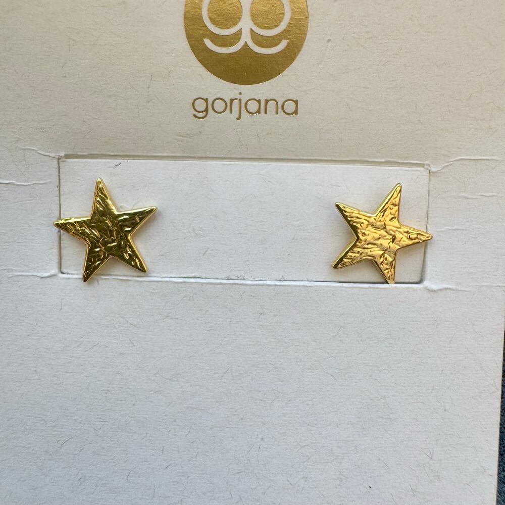 Gorjana gold Star Stud Earrings - Picture 5 of 6